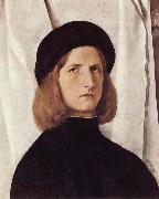 Lorenzo Lotto Portrait of a Young Man oil painting reproduction